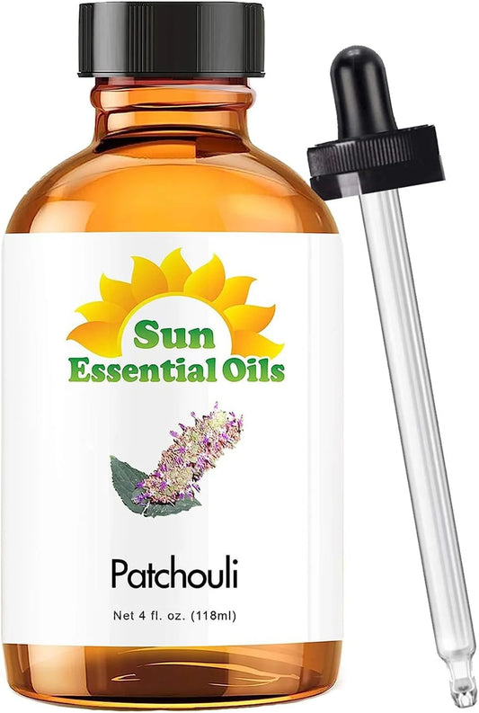 Indulge in the Rich Aroma of Our 4oz Patchouli Essential Oil - Perfect for Aromatherapy and DIY Creations!