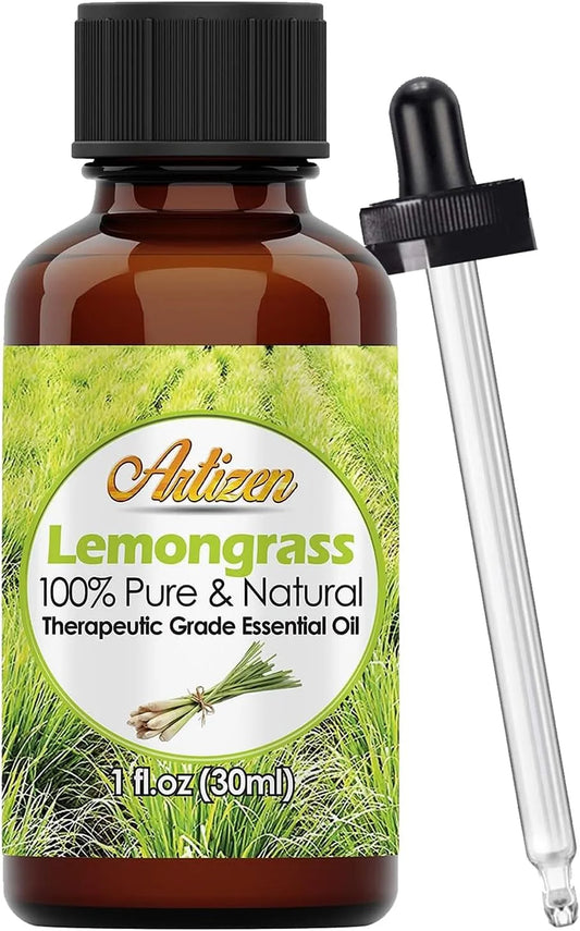 Experience the Power of 100% Pure Lemongrass Essential Oil - 1 Fl Oz of Natural Bliss